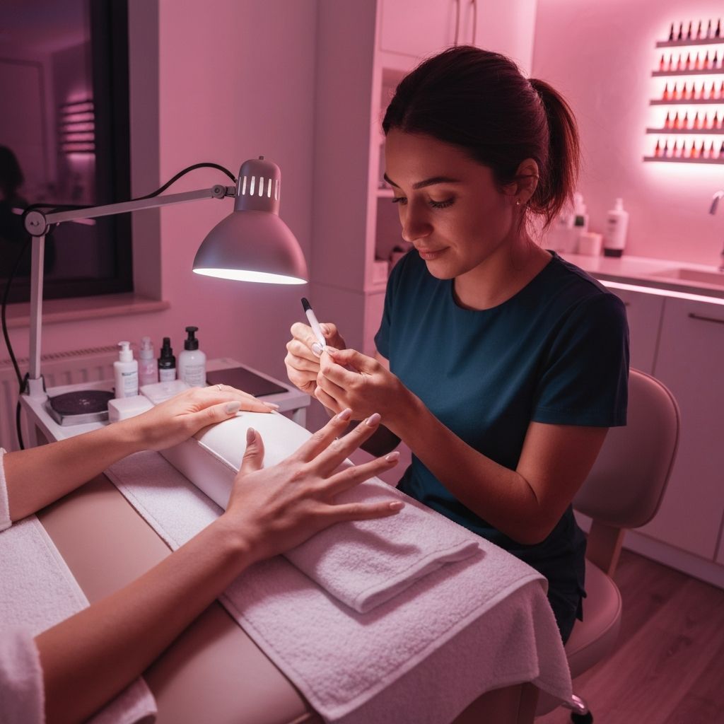 Luxury nail salon experience