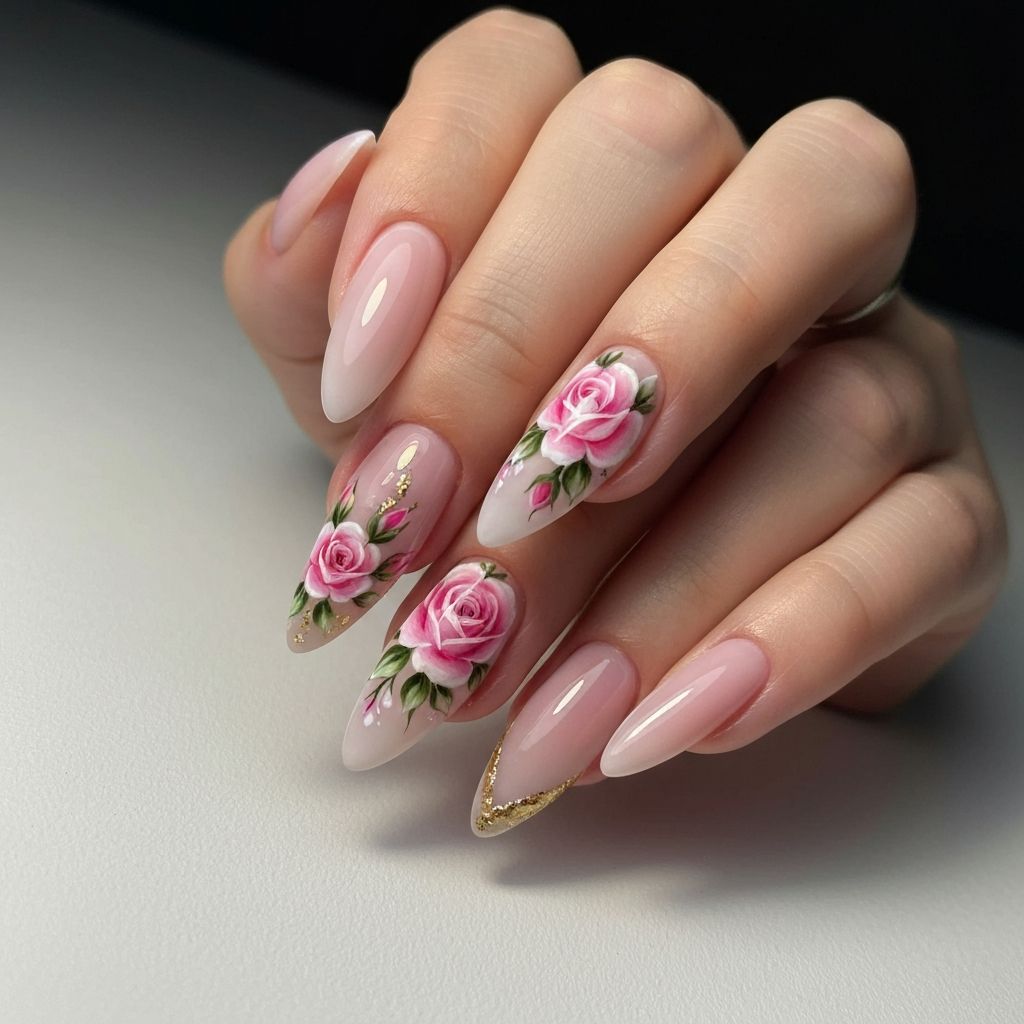 KaniaGhina creating nail art